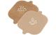 GOURMETmaxx Dauerbackfolie 25x24cm braun