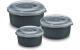 GOURMETmaxx Mikrowellendosen S/M/L