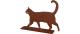 Esschert Rost Katze gehend