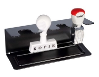 Wedo Stempelträger 4-fach gerade, schwarz,