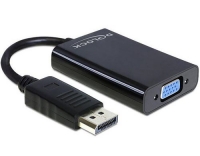 Monitoradapter DP zu VGA, schwarz, Audio