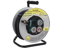 STEFFEN PowerRoll Metallkabelrolle, 4xT13