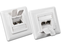 Wirewin RJ-45 Unterputz Datendose, 2-Ports