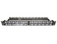 24-Port 1HE Patchpanel, geschirmt