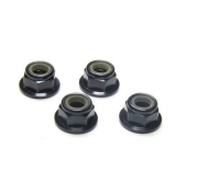 EP M4 Stop-Mutter Alu Flansch schwarz