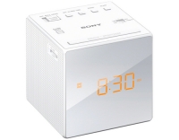 Sony ICF-C1W, Radiowecker, weiss