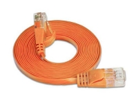 Wirewin Slim Patchkabel: UTP, 1m, orange