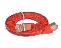 Wirewin Slim Patchkabel: STP, 0.5m, rot