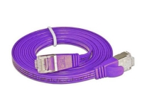 Wirewin Slim Patchkabel: STP, 0.5m, violett