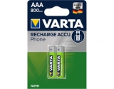 VARTA Phone Akku AAA 800mAh, 2Stk,