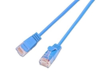 Wirewin Slim Patchkabel: UTP, 50cm, blau