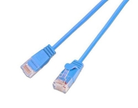 Wirewin Slim Patchkabel: UTP, 10m, blau