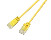 Wirewin Slim Patchkabel: UTP, 15cm,gelb