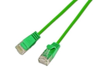 Wirewin Slim Patchkabel: UTP, 5m, gr&uuml;n