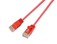 Wirewin Slim Patchkabel: UTP, 3m, rot