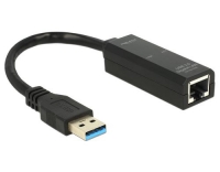 Delock: USB3.0 zu LAN Adapter, schwarz