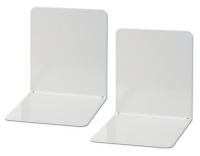 Maul Buchstütze aus Metall grau