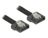 Delock SATA-3 Kabel 20 cm, Metall Clip