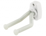 K&M 16280 Gitarren-Wandhalter weiss