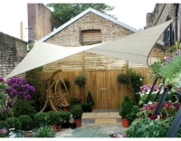 Perel Sonnensegel - Quadrat, 3.6x3.6 m,