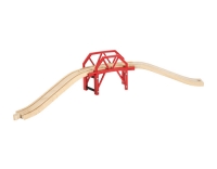 Bahnbrücke mit Auffahrten