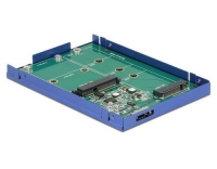 Delock USB.3.1 2.5Gehäuse für mSATA/ M.2