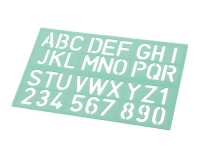 Linex: Schriftschablone Standart