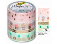 Folia Washi Tape Hotfoil gold