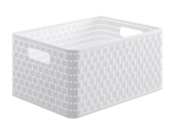 Rotho Country Korb A4 18 Liter weiss
