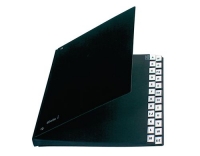 Biella Pultmappe A4 A-Z schwarz