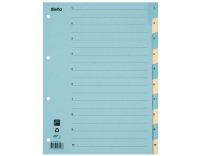 Biella Register Karton A4 1-10, 4Loch