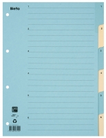 Biella Register Karton A4 1-6, 4Loch