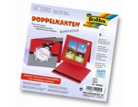 Folia Doppelkarten quadratisch 220 g/m2