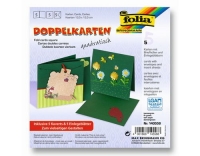 Folia Doppelkarten quadratisch 220 g/m2