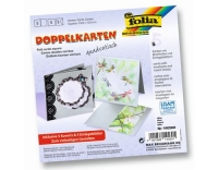 Folia Doppelkarten quadratisch 220 g/m2