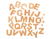 Glorex Holzbuchstabe 2.5 cm 26 Stk.