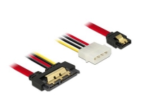Delock SATA Kabel & Molex Strom, 30cm