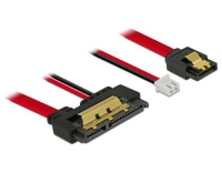 Delock SATA Kabel & 2Pin Strom, 10cm
