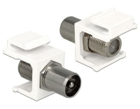 Delock Keystone Modul IEC - F, 75Ohm