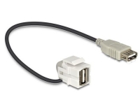 Delock Keystone Jack: USB2.0,110&deg; gewinkelt