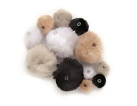 Glorex Pompons mit Öse 45 Stk.