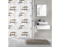 Kleine Wolke Duschvorhang Eulen