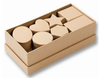 Folia Pappschachtel-Set 15-teilig natur