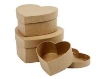 Creativ Company Herzbox aus Pappe