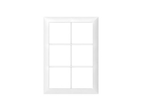 ABB Sidus Abdeckrahmen 2x3 weiss