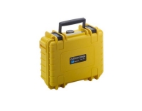B&W Outdoor-Koffer 500 gelb, Schaumstoff