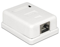 Delock RJ-45 Cat.6 Gehäuse: 1 Port