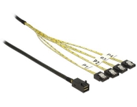 Delock SAS Kabel: SFF-8643- 4xSATA , 0.5m