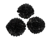 Creativ Company Papier-Pompons schwarz
