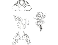 Creativ Company Schrumpffolie Einhorn